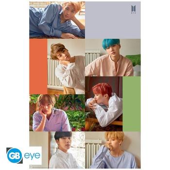 BTS - Poster Maxi "Gruppencollage"  RM, Jungkook, Suga, V, J-Hope, Jin und Jimin sind auf diesem BTS Poster zu sehen!